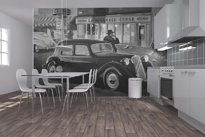 PHOTOWALL / B15 in Paris - b/w (e12049)