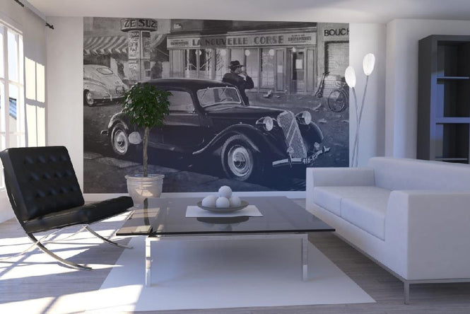 PHOTOWALL / B15 in Paris - b/w (e12049)