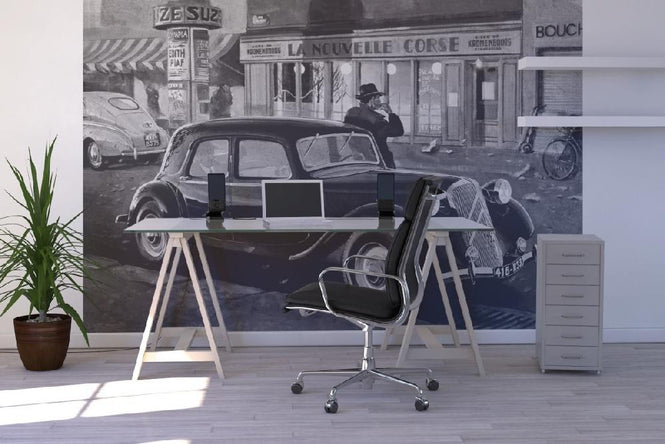 PHOTOWALL / B15 in Paris - b/w (e12049)