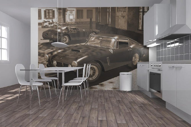 PHOTOWALL / Ferrari 250 GT - Sepia (e12072)