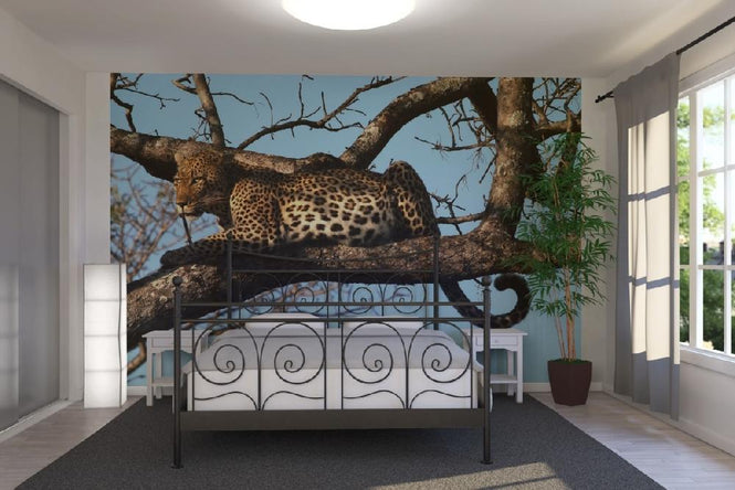 PHOTOWALL / Leopard in Tree (e10004)