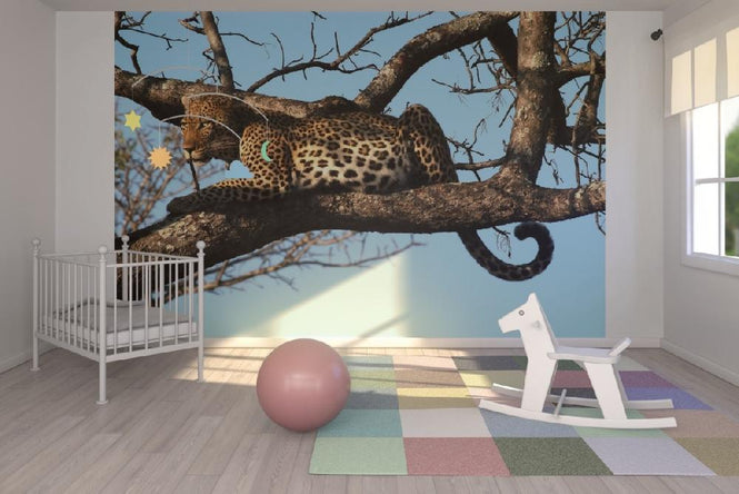 PHOTOWALL / Leopard in Tree (e10004)