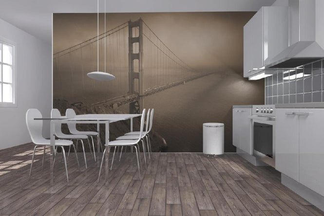 PHOTOWALL / Golden Gate - Sepia (e10045)