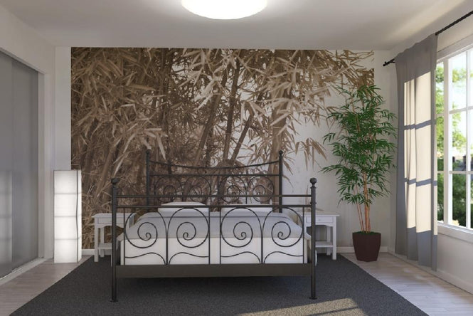 PHOTOWALL / Beautiful Bamboo - Sepia (e10063)