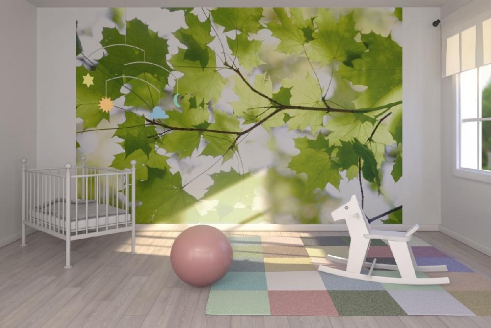PHOTOWALL / Green Leaf (e10103) | 輸入壁紙専門店 WALPA