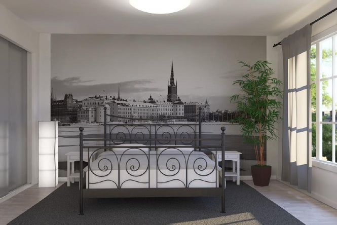 PHOTOWALL / Winter in Stockholm - b/w (e10105)
