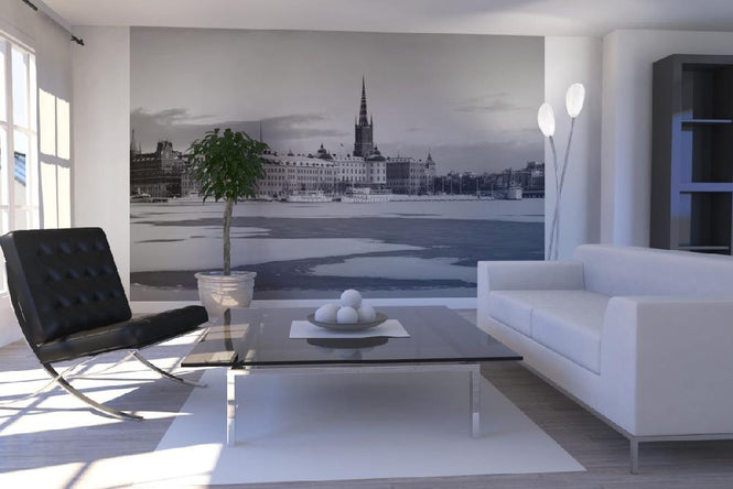 PHOTOWALL / Winter in Stockholm - b/w (e10105)