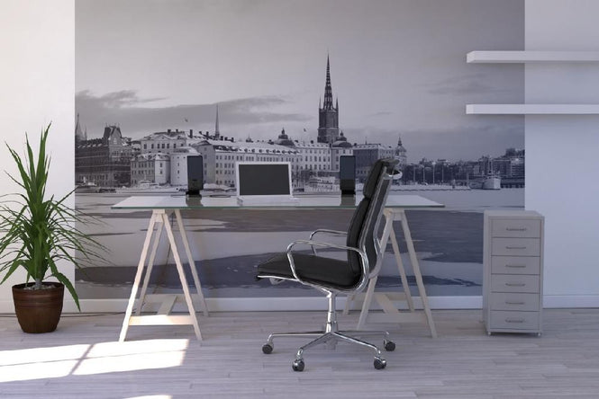 PHOTOWALL / Winter in Stockholm - b/w (e10105)