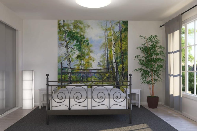 PHOTOWALL / Birch Path (e10136)