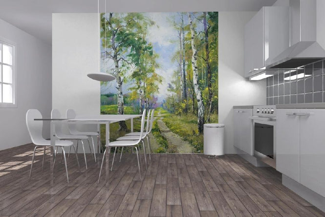 PHOTOWALL / Birch Path (e10136)