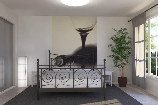 PHOTOWALL / Grainy Winebottle (e1394)