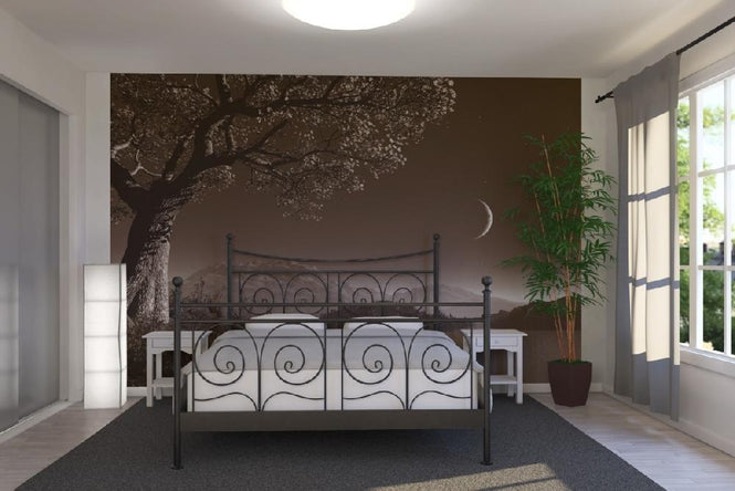 PHOTOWALL / Romantic Night - Sepia (e1397)