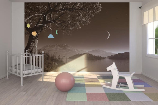 PHOTOWALL / Romantic Night - Sepia (e1397)
