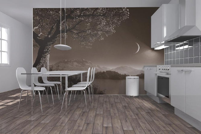 PHOTOWALL / Romantic Night - Sepia (e1397)