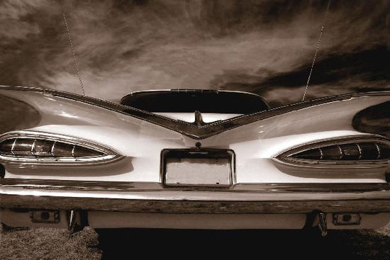 PHOTOWALL / Rear Vintage Car - Sepia (e1408)