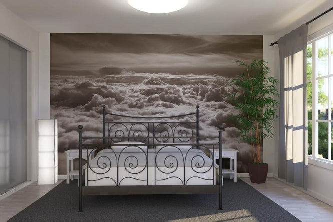PHOTOWALL / Above Clouds - Sepia (e1410)