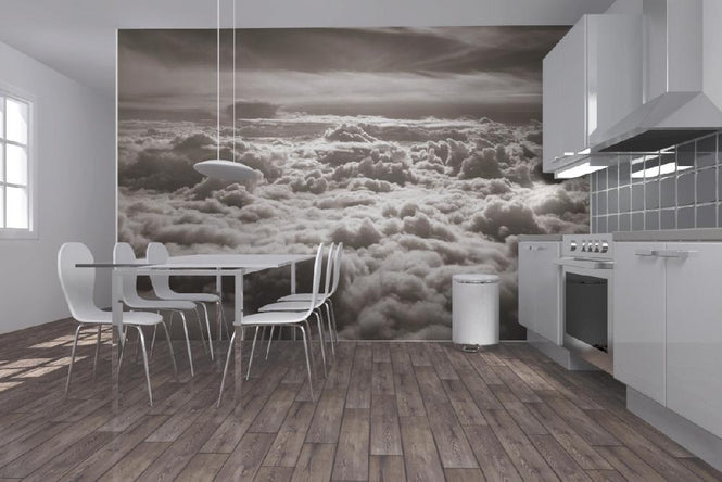 PHOTOWALL / Above Clouds - Sepia (e1410)