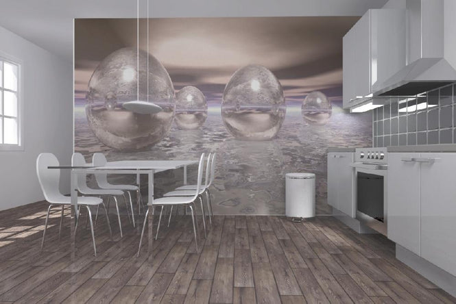 PHOTOWALL / 3D Floating Eggs (e1447)