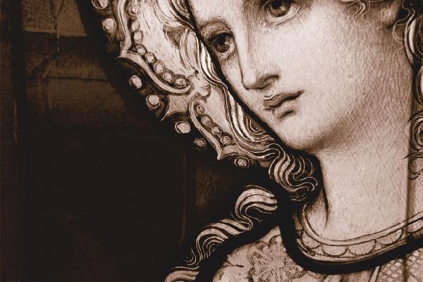 PHOTOWALL / Mother Mary - Sepia (e1472)