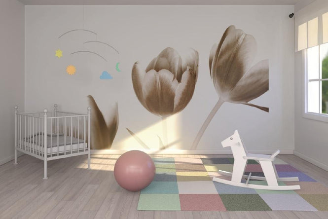 PHOTOWALL / Tulips - Sepia (e1505)