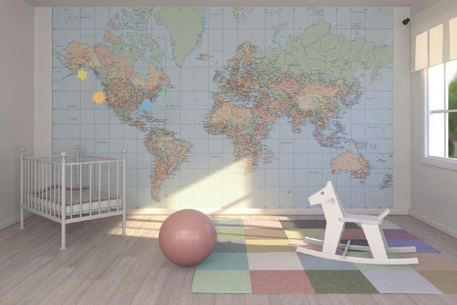PHOTOWALL / World Map - Atlas (e1775)