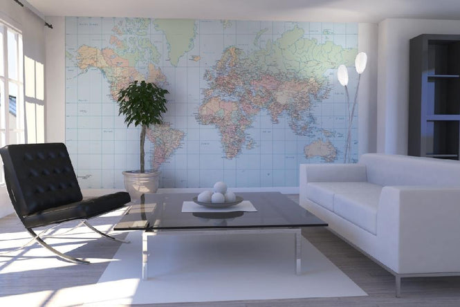 PHOTOWALL / World Map - Atlas (e1775)
