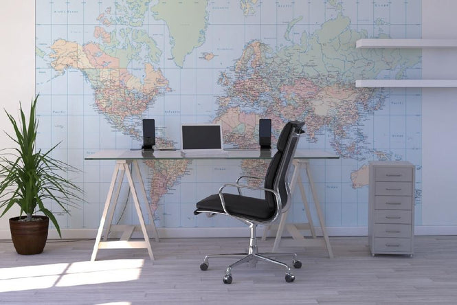 PHOTOWALL / World Map - Atlas (e1775)