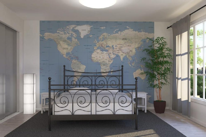 PHOTOWALL / World Map - Shade (e1778)