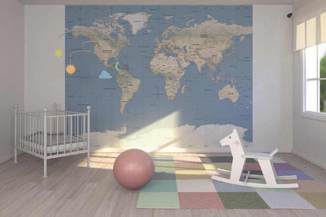 PHOTOWALL / World Map - Shade (e1778)