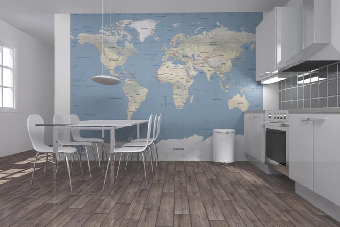 PHOTOWALL / World Map - Shade (e1778)