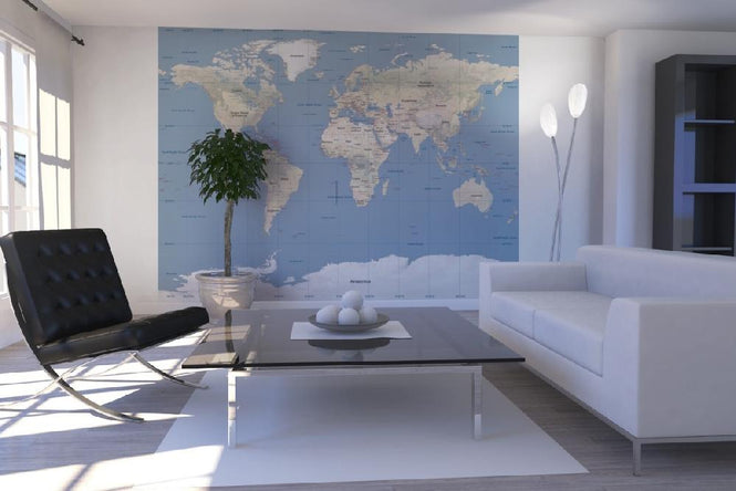 PHOTOWALL / World Map - Shade (e1778)