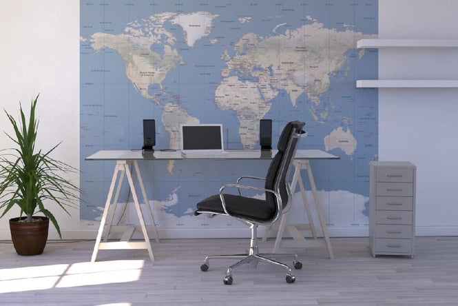 PHOTOWALL / World Map - Shade (e1778)