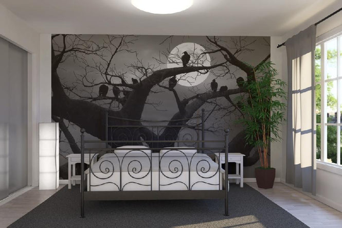 PHOTOWALL / Spooky Tree - b/w (e1795)