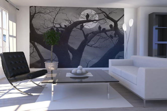 PHOTOWALL / Spooky Tree - b/w (e1795)