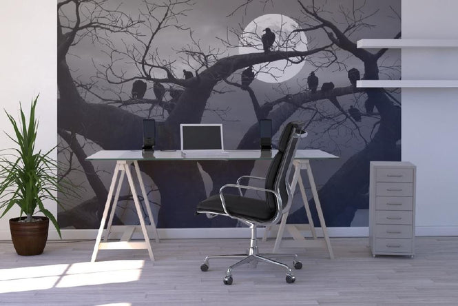 PHOTOWALL / Spooky Tree - b/w (e1795)