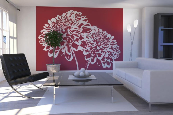 PHOTOWALL / Blossom my Heart - Red (e6117)