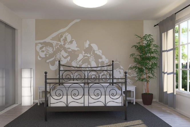 PHOTOWALL / Flora Light Beige (e6122)