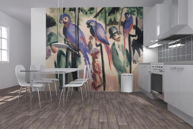 PHOTOWALL / Macke,August - Blue Parrots (e2121)