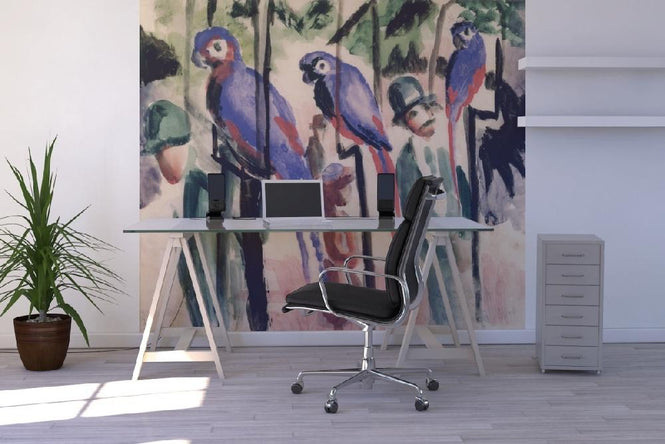PHOTOWALL / Macke,August - Blue Parrots (e2121)