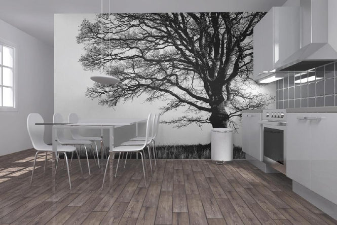 PHOTOWALL / Alone Tree - b/w (e19447)