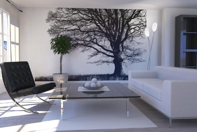 PHOTOWALL / Alone Tree - b/w (e19447)