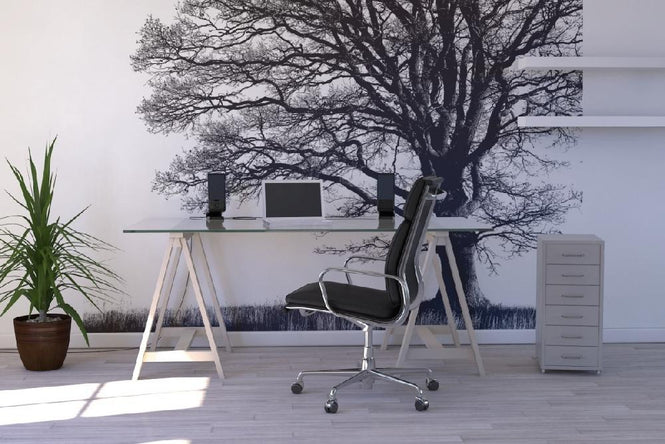 PHOTOWALL / Alone Tree - b/w (e19447)