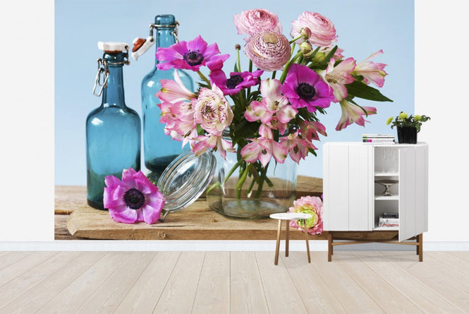 PHOTOWALL / Pastel Flowers (e19416)