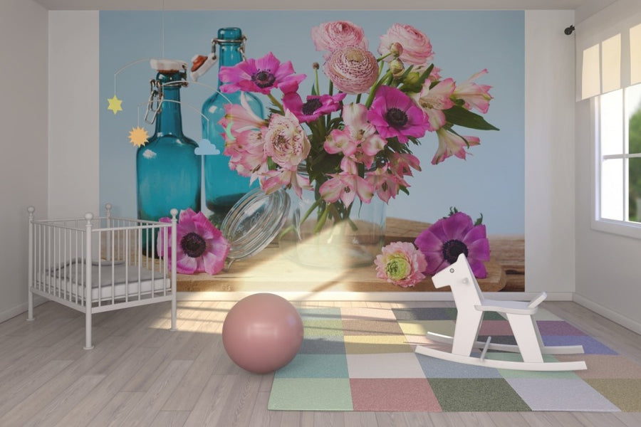 PHOTOWALL / Pastel Flowers (e19416)