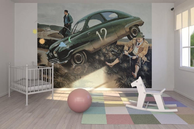 PHOTOWALL / SAAB "Carlsson pa Taket" (e19545)