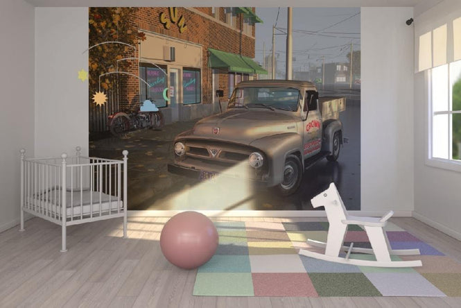 PHOTOWALL / Elvis Truck Sun Records (e19546)