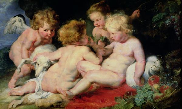 PHOTOWALL / Rubens,Peter Paul - Infant Christ with John the Baptist (e10370)