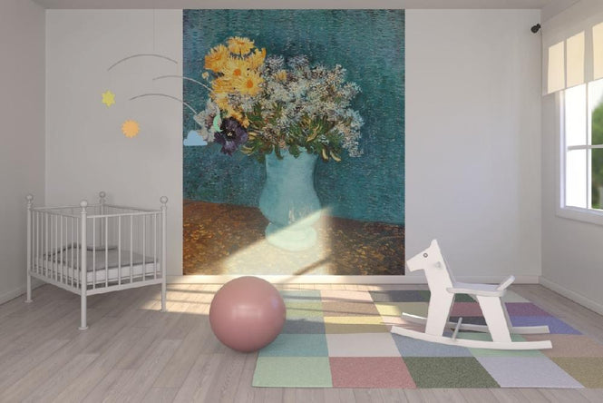 PHOTOWALL / van Gogh,Vincent - Vase with Lilacs,Daisies and Anemones (e10372)
