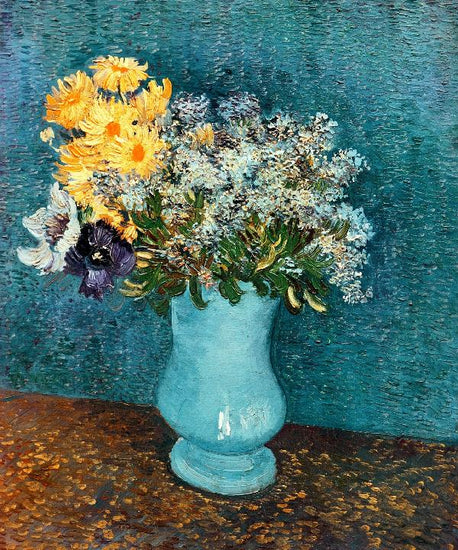 PHOTOWALL / van Gogh,Vincent - Vase with Lilacs,Daisies and Anemones (e10372)
