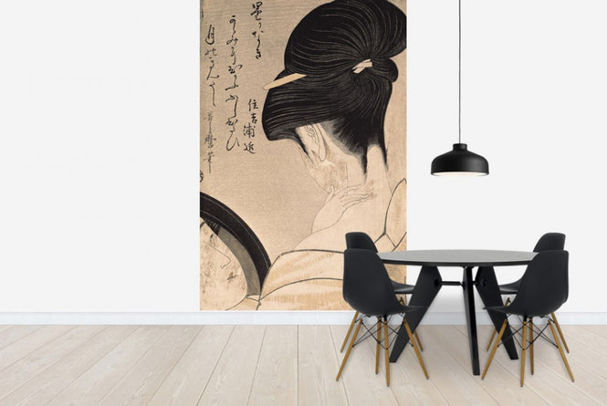 PHOTOWALL / Utamaro,Kitagawa - Woman Putting on Make-up (e10380)